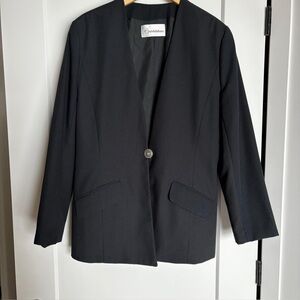 Nygard Collection Black Blazer - Classic Elevated - Made in Canada - US 10
